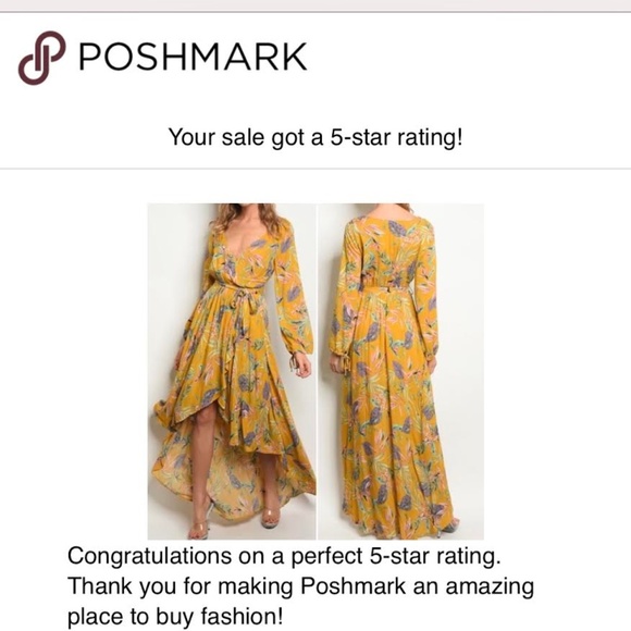 LAST 1! SIZE SMALL! Mustard & Lilac Maxi Dress - Picture 4 of 8